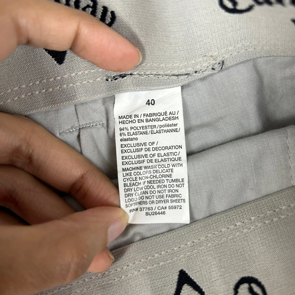Callaway Golf Shorts Mens 40 Gray‎ Active Waistband Performance Stretch Preppy